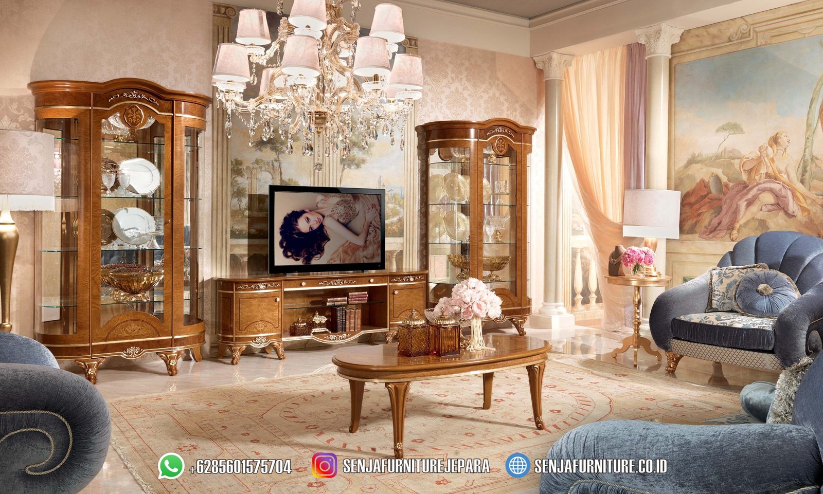 Cabinet Meja TV Klasik Lemari Kaca Hiasan Luxury Gold Meja TV Klasik, Almari TV Klasik, Bufet TV Klasik, Bufet TV Mewah, Bufet TV, Bufet TV Minimalis, Bufet TV Kayu Jati, Bufet TV Terbaru, Bufet TV Kaca, Bufet TV Hias, Bufet TV Ukir Jepara, Lemari Hias Klasik, Lemari Hias Minimalis, Meja TV Minimalis, Lemari TV Kayu Jati