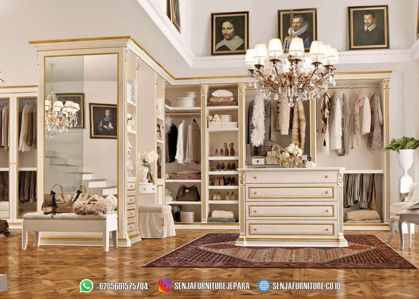 Ideas Walk In Closet Mewah Full Kaca Dressing Room Walk In Closet, Walk In Closet Mewah, Walk In Closet Minimalis, Walk In Closet Klasik, Walk In Closet Design, Lemari Walk In Closet, Walk In Closet Kaca, Wardrobe Classic