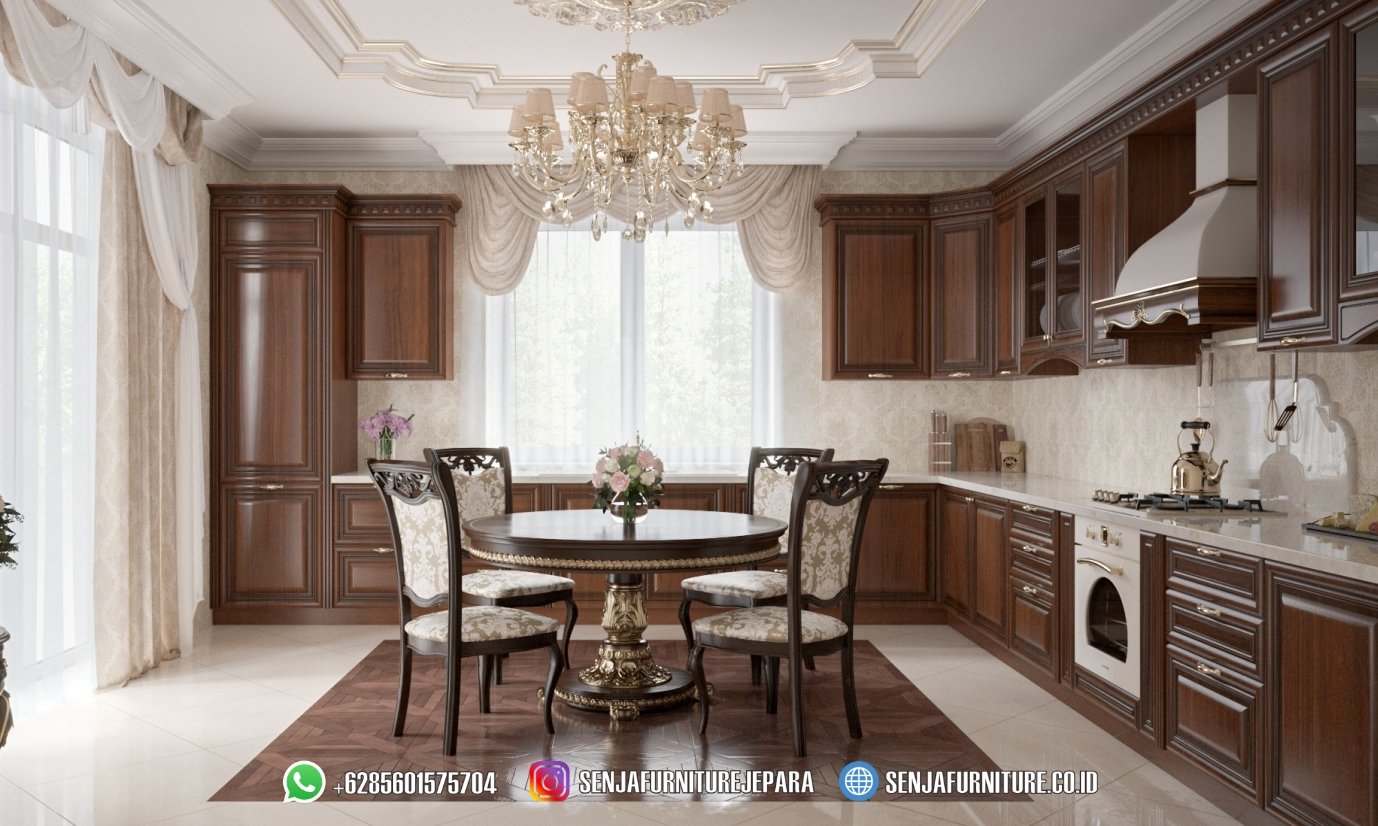 Inspirasi Desain Kitchen Set Mewah Bahan Kayu Jati Solid Kitchen Set Mewah, Kitchen Set Klasik, Kitchen Set Jati, Kitchen Set Minimalis, Kitchen Set Klasik Modern, Kitchen Set Klasik Putih, Desain Kitchen Set Klasik, Kitchen Set Duco, Kitchen Set Mewah Elegan, Kitchen Set Klasik Eropa, Kitchen Set American Classic, Classic Kitchen Set, Kitchen Set Eropa Style, Model Kitchen Set