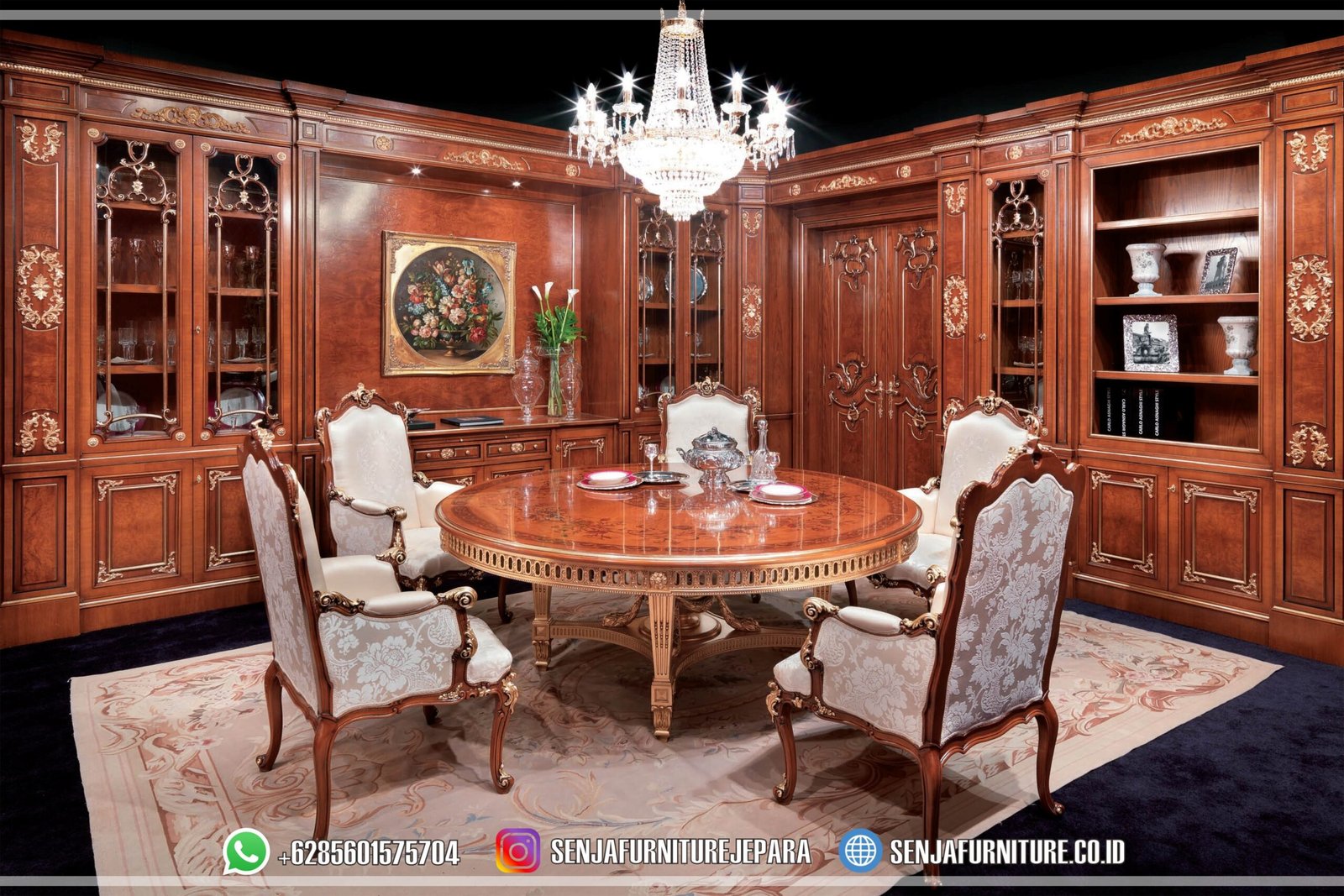 Luxury Meja Rapat Pimpinan Kantor Bundar Italian Furniture Meja Rapat Pimpinan, Meja Rapat Kantor, Meja Meeting Kantor, Meja Rapat Kayu Jati, Meja Meeting Klasik, Meja Rapat Klasik, Meja Rapat Mewah, Meja Meeting Kayu Jati, Meja Rapat Bundar, Meja Rapat Minimalis, Meja Rapat HPL, Meja Rapat Ukir Jepara, Meja Rapat Oval, Interior Ruang Rapat