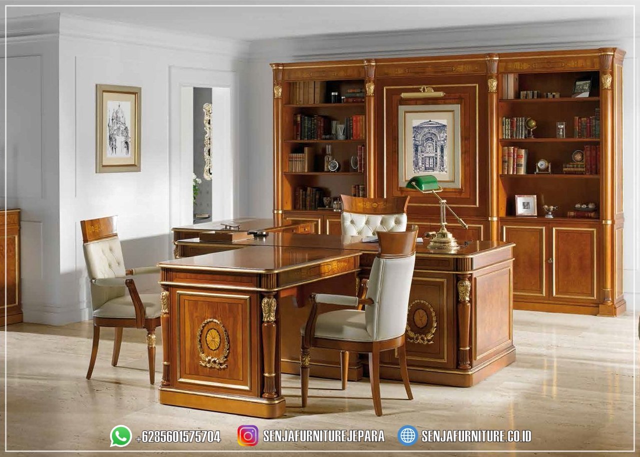 Ruang Meja Kerja Jati Pimpinan Perusahaan Modern Klasik Meja Kerja Jati, Meja Kerja Direktur, Meja Direktur Mewah, Meja Kerja Klasik, Meja Kerja Manager, Meja Kantor Klasik, Meja Direktur Kayu Jati, Meja Kerja Direksi, Meja Kerja Minimalis, Meja Kantor Kayu Jati, Meja Direktur HPL, Meja Direktur Minimalis, Kursi Kantor Direktur
