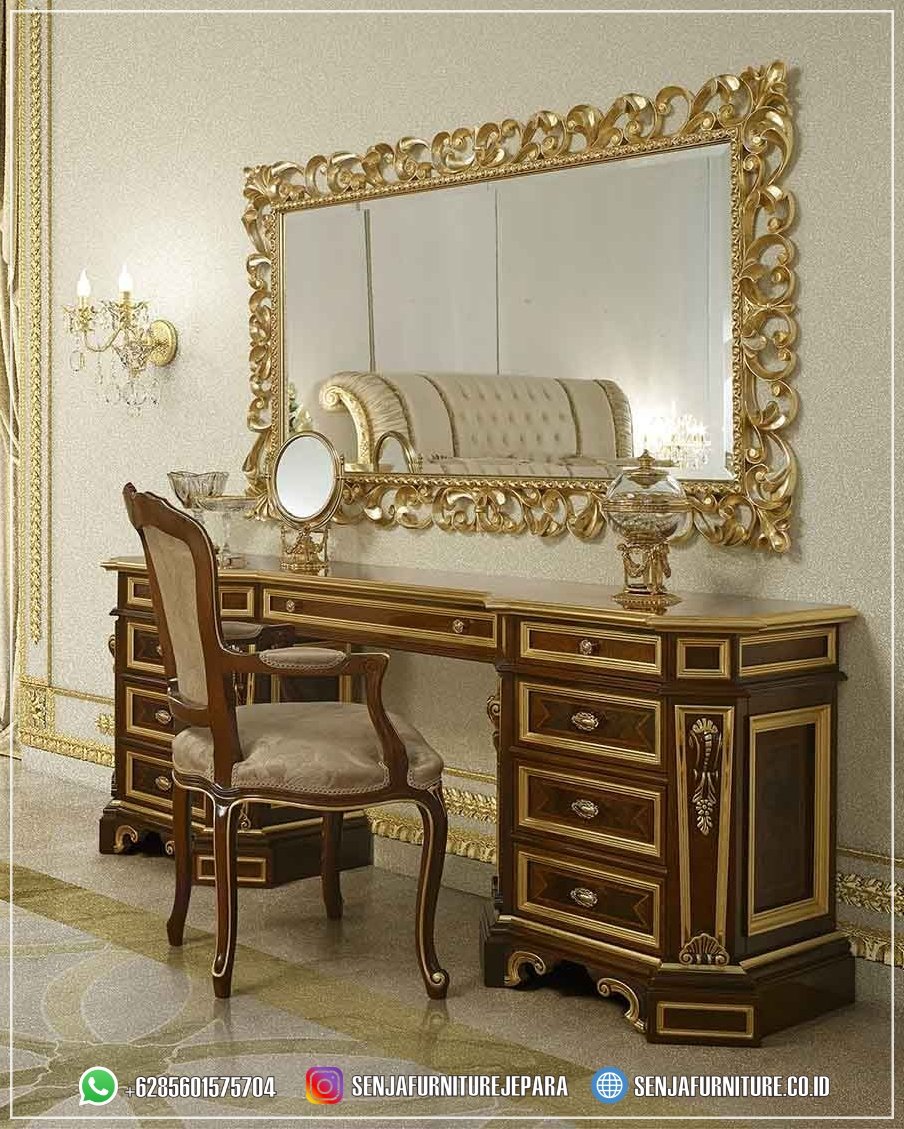 Cermin Meja Rias Mewah Elegan Desain Exclusive European Meja Rias Mewah, Meja Rias Klasik, Meja Rias Elegan, Meja Rias Kayu Jati, Meja Rias Minimalis, Meja Rias Ukir Jepara, Meja Rias Modern, Meja Rias Kamar Tidur, Meja Rias Terbaru, Meja Rias Cermin