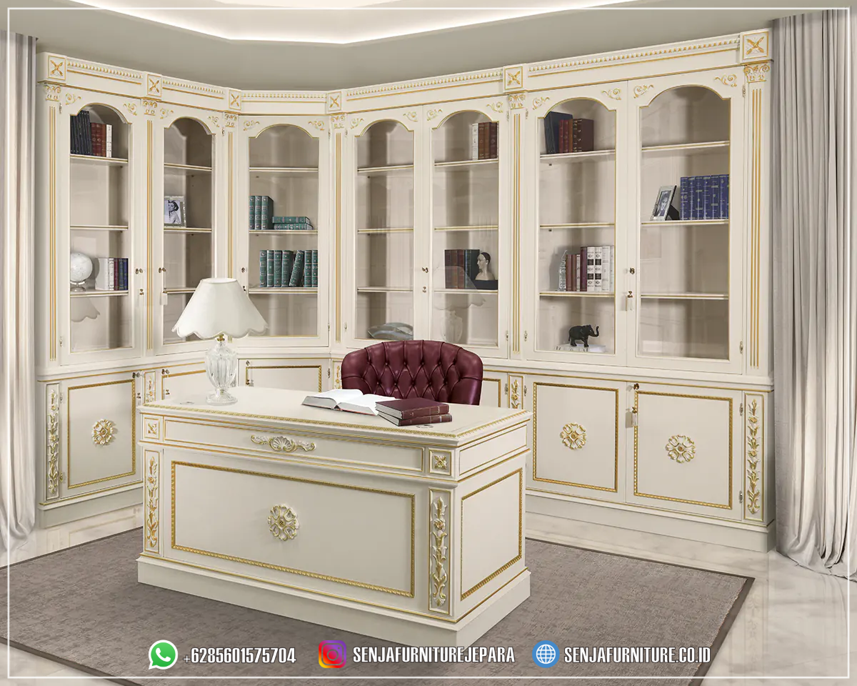 Mebel Meja Kerja Klasik dengan Kabinet Lemari Buku L Meja Kerja Klasik, Meja Kerja Direktur, Meja Kantor Direktur, Meja Kerja Jati, Meja Direktur Mewah, Meja Kantor Klasik, Meja Direktur Kayu Jati, Meja Kerja Direksi, Meja Kerja Minimalis, Meja Kantor Kayu Jati, Meja Direktur HPL, Meja Direktur Minimalis