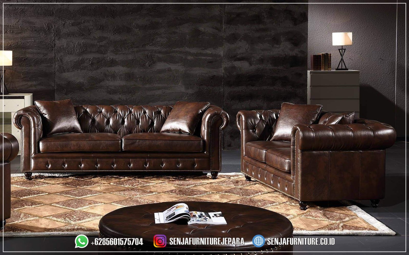 Kursi Tamu Sofa Kulit Mewah Warna Klasik Brown Glossy Sofa Kulit Mewah, Sofa Kulit Asli, Sofa Tamu Kulit, Sofa Tamu Mewah, Sofa Tamu Klasik, Kursi Tamu Kulit, Sofa Tamu Jati, Sofa Tamu Minimalis, Sofa Klasik Mewah, Sofa Klasik Eropa, Model Sofa Klasik, Kursi Tamu Klasik