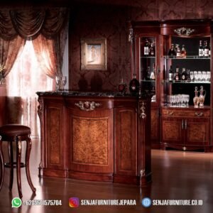 Meja Bar Klasik, Meja Bar Mewah, Meja Bar Ukir, Meja Bar Kayu Jati, Meja Bar Klub, Meja Bar Restoran, Desain Meja Bar, Meja Bar Lounge, Interior Meja Bar