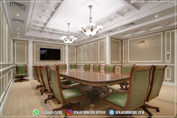 Meja Rapat Kantor, Meja Meeting Kantor, Meja Rapat Pimpinan, Meja Rapat Kayu Jati, Meja Meeting Klasik, Meja Rapat Klasik, Meja Rapat Mewah, Meja Meeting Kayu Jati, Meja Rapat Bundar, Meja Rapat Minimalis, Meja Rapat HPL, Meja Rapat Ukir Jepara, Meja Rapat Oval, Interior Ruang Rapat