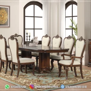 Meja Makan Mewah, Meja Makan Klasik, Meja Makan Kayu Jati, Meja Makan Minimalis, Ruang Makan Mewah, Meja Makan Mewah 4 Kursi, Meja Makan Mewah 6 Kursi, Meja Makan Mewah 8 Kursi, Meja Makan Mewah 10 Kursi, Meja Makan Mewah 12 Kursi, Meja Makan Klasik Eropa, Kursi Makan Mewah, Meja Makan Jepara