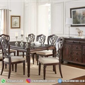 meja makan klasik, meja makan mewah, meja makan jati, meja makan minimalis, meja makan jepara, meja makan elegan, meja makan premium, meja makan kayu mewah, meja makan modern, meja makan eksklusif