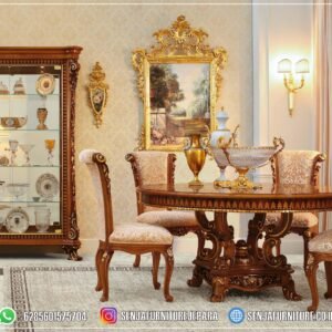 meja makan klasik, meja makan mewah, meja makan jati, meja makan minimalis, meja makan jepara, meja makan elegan, meja makan premium, meja makan kayu mewah, meja makan modern, meja makan eksklusif